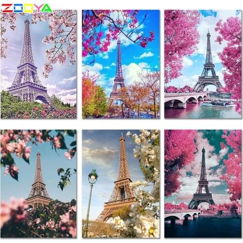 5D Diamond Embroidery Eiffel Tower Decorations Painting Full Drill Beautiful Diamond Painting Eiffeltoren Diamond Mosaic 4Jh29