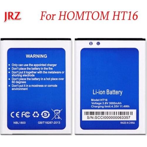 For Homtom HT16 Battery for Homtom HT16 Pro Bateria Batterij Accumulator 3000mAh