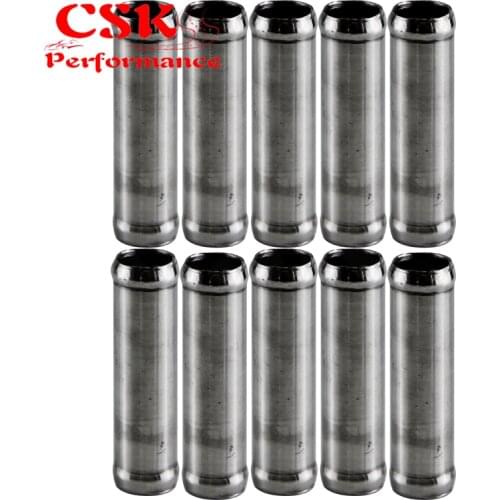 0.75'' 19mm Aluminum Hose Adapter Tube Joiner Pipe Coupler Connector 10PCS L=3