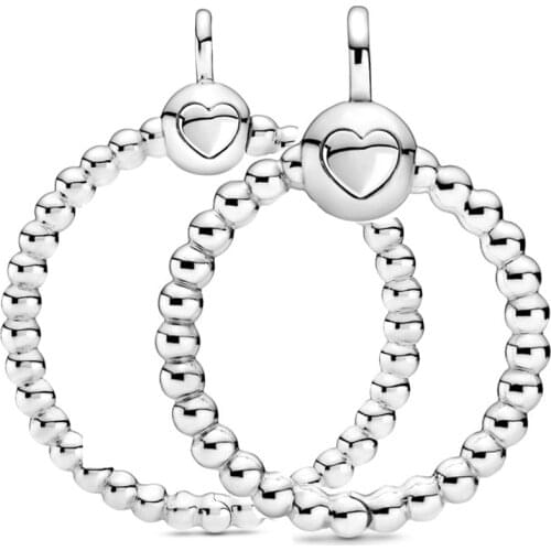 Diy Charm Moments Small & Medium Beaded Crown O Pendant 925 Sterling Silver Beads Fit Pandora Bracelet Necklace Bangle Jewelry