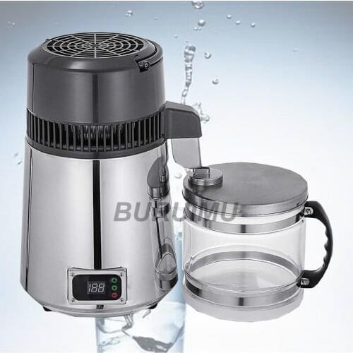 Stock Distilled Water Machine Safe Health Water Distiller Stainless Steel Household Lab Use Water Distiller
