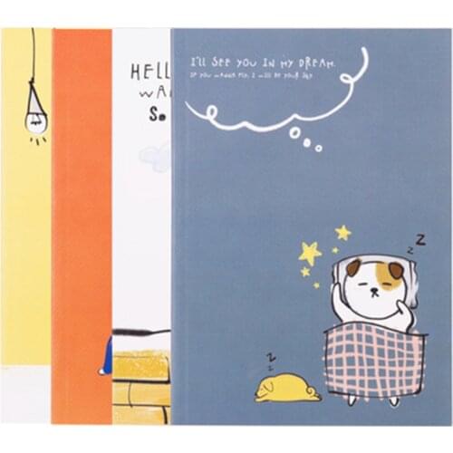 DL Good notebook JA540-04 student soft face copy 40 pages A5 wireless soft copy notebook stationery 4 books student supplies