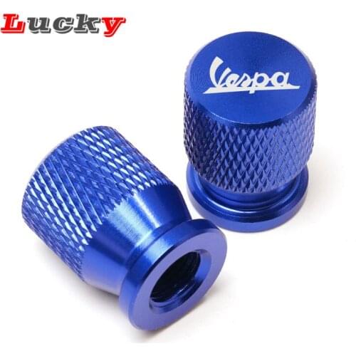 For Piaggio VESPA Sprint Primara Scooter GTS 300 Super Motorcycle Wheel Tire Valve Caps CNC Aluminum Airtight Covers Universal