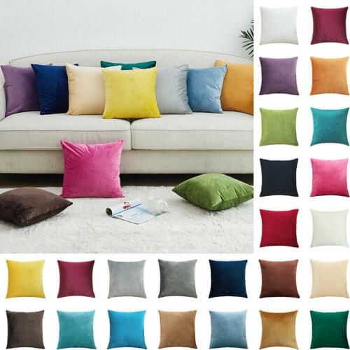 Velvet seat cushion cover for Pillows Decorative for Living Room Sofa Covers Luxury Pillow Cover 45x45 Deco Cushion Pillowcases