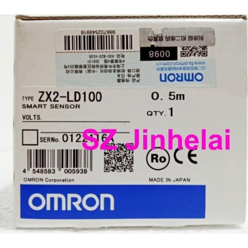 OMRON ZX2-LD100 Authentic original SMART SENSOR 0.5M Photoelectric Switch
