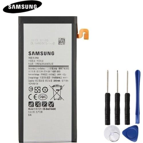 Original Replacement Battery EB-BA810ABE For Samsung Galaxy SM-A810F A8 2016 A810F A810 3300mAh Phone Battery