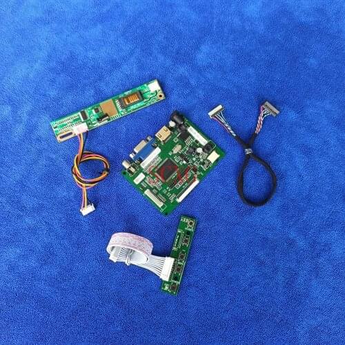 Fit HT12X11/HT12X12/HT12X13/HT12X14/HT12X21 1CCFL AV VGA HDMI-compatible 1024*768 LCD matrix controller board DIY Kit20 Pin LVDS