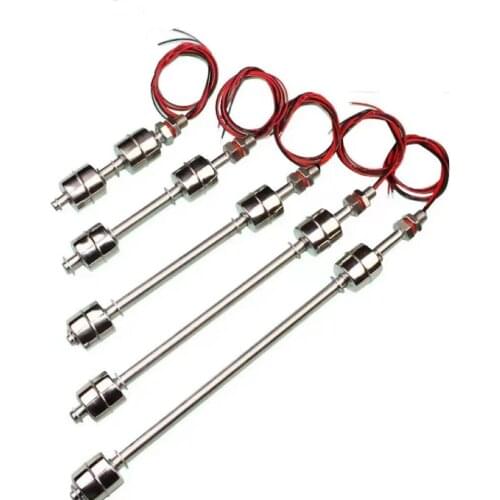 ELECALL Float Switch Stainless Steel Tank Pool Water Level Liquid Sensor Level Controller 120mm 110V 220V