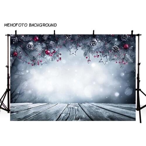 Christmas Background Fireplace Tree Winter Snow Window Backdrop Interior Baby Birthday Photography Background For Photo Studio