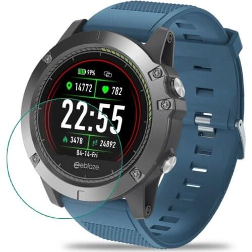 Smartwatch Tempered Glass Protective Film Ultra Clear Guard For Zeblaze VIBE 3 HR Smart Watch LCD Display Screen Protector Cover