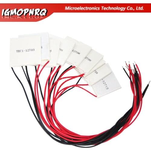 1PCS TEC1-12705 Thermoelectric Cooler Peltier TEC1-12706 TEC1-12710 TEC1-12715 Peltier Elemente Module 40*40mm 12709 12715 12712