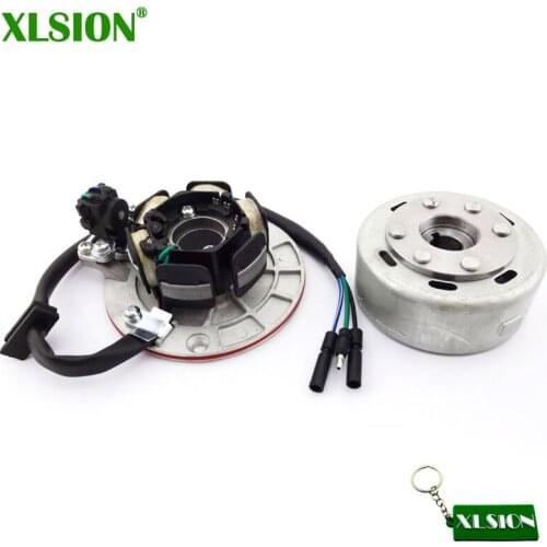 XLSION Magneto Stator Rotor Kit Without Light For YX 140cc 150cc 160cc Pit Dirt Bike PitsterPro Stomp Motocross Pit Dirt Bike