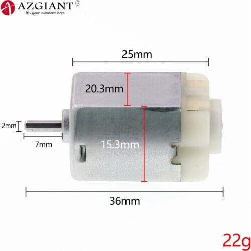 AZGIANT FC-140SA Round 2*7mm for Driving Side Rearview Mirror Headlight Level Adjuster for Toyota Vellfire 20 Micro Motor