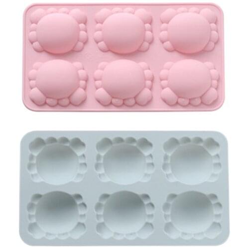 1pc Crab Silicone Cake Mold Fondant Cake Decorating Tools DIY Soap Chocolate Mold Ice Cube Tray