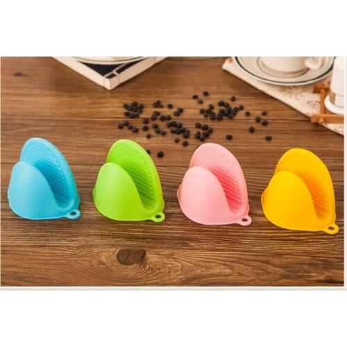 1PC Heat Resistant Silicone Oven Mitt Cooking Pinch Grips Skid Silicone Pot Holder LB 125