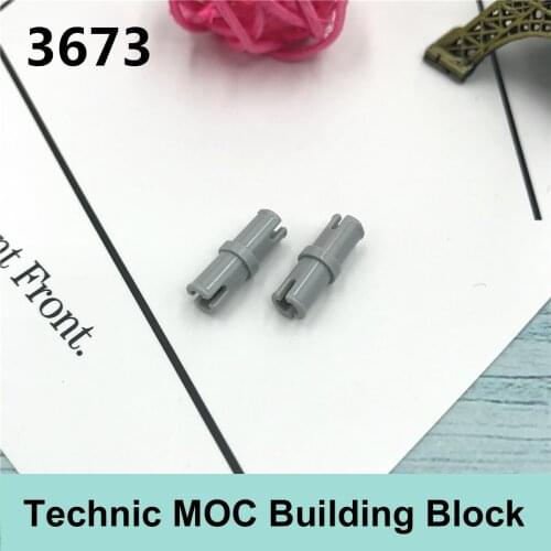10PCS Technology Building Block Parts Compatible with Famous Brand Technology MOC Parts 3673 1 × 2 Bolt