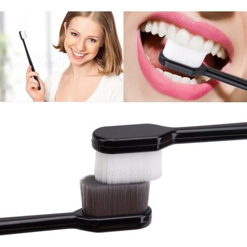 2/3pcs Ultra-fine Toothbrushes Wave Nano Million Bristles Micro Soft Tooth Brush With Holder Portable Oral Care Eco Product Kit