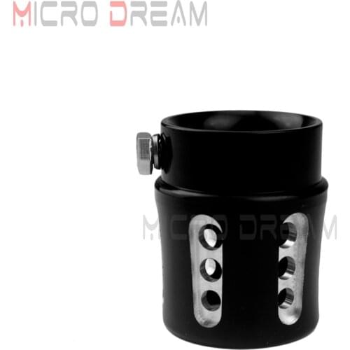 Aluminum 6061-T6 Motorcycle 1-3/4" Exhaust Pipe Tip Straight Cut Muffler Tail Plugs for Harley Chopper Cafe Racer Universal