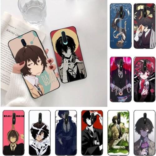Anime Bungou Stray Dogs Dazai Osamu Phone Case For Oppo A5 A9 2020 Reno2 z Renoace 3pro A73S A71 F11