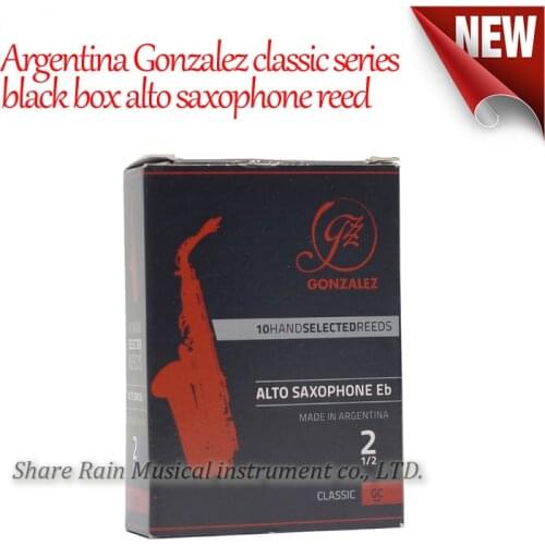 Argentina Gonzalez classic series Gonzalez black box alto saxophone reed 2.5# A whole box of sale