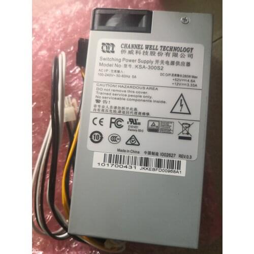 Power Supply For CWT KSA-300S2 280W For HIKVISION POE Hard disk Recorder