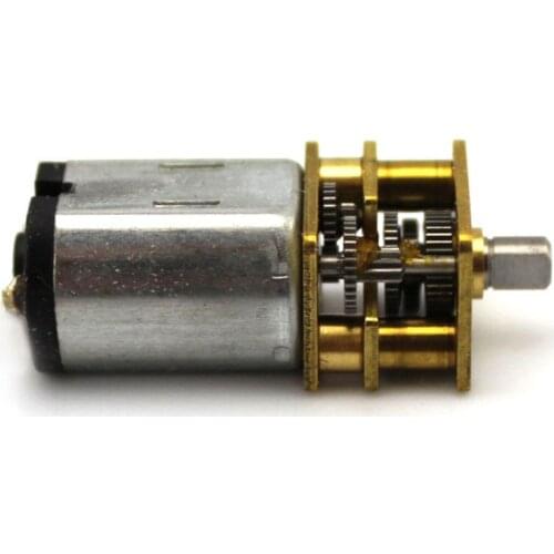 DC3V 5V 6V 72RPM Slow Speed 12*15mm Mini N20 Reducer Gear Motor Full Metal Gearbox Reduction Gear motor DIY Robot Smart Car