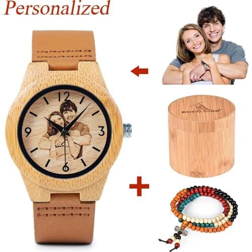 BOBO BIRD Wooden Mens Watches 2020 Customized Women Watch Dial Quartz Wristwatches Gift Clock Box Dropshipping Relogio Masculino
