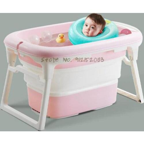 Gromast Baby Bathtub Baby Folding Bathtub Newborn Can Sit And Lie Down Children Bath Tub Home