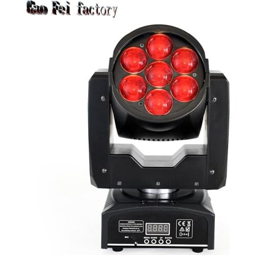 Moving Head Lyre Zoom Dmx Wash RGBW Lights DMX512 Led Stage Lighting For Dj Bar Disco Christmas