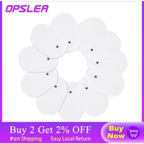 20/10P Muscle Stimulator Electrode Pads Silicone Massage Pads Tens Electrodes Digital Therapy Machine Massage Replacement Patch