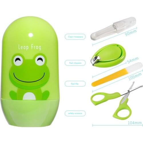 New Born Baby Care Products 4PCS/Set Baby Nail Clippers Scissors Trimmer Sets Safety Care Nail Cutter Nail Scissors Nails