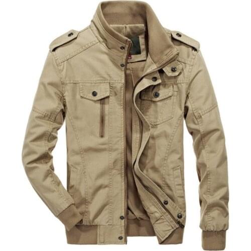 Men military jackets and coats bomber Casual jacket men cotton autumn plus size 5XL coat
