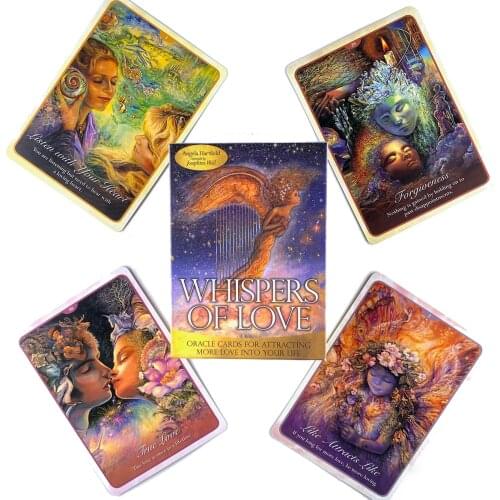 Whispers Of Love Oracle Cards Leisure Party Table Game High Quality Fortune-telling Prophecy Tarot Deck With Guide Book