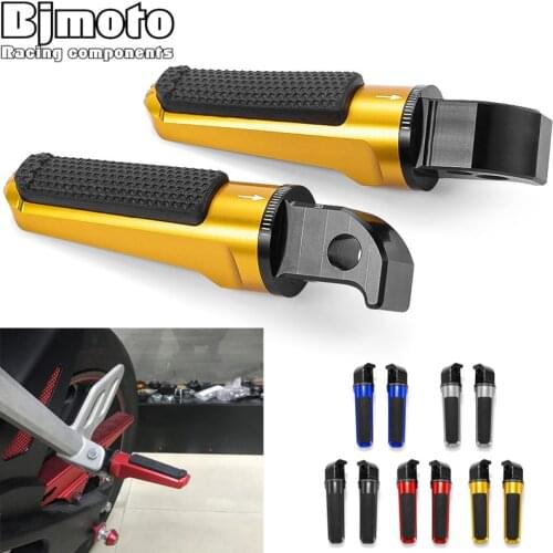 For Yamaha TMA-X T MAX T-MAX530/500 TMAX 500 530 XJR1300 Motorcycle foot Pegs Rear Passenger Pedal Set Rests Racing FZ1 FZ6 MT09