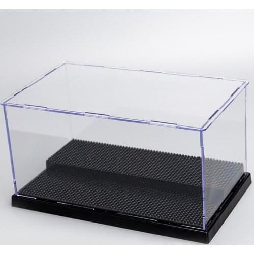Pragmatic Countertop Display Case Two/ Three Layers Design Anti-dust Long Service Life Display Storage Cube Showcase for Toys
