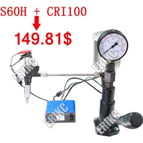 ERIKC CRI800 CRI100 And S60H Common Rail Injector Test System, Multifunction Pizeo Electromagnetic Fuel Injection Nozzle Tester