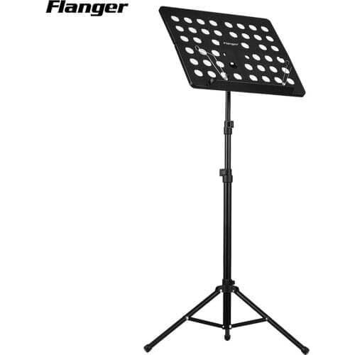Flanger Guitar Collapsible Sheet Music Score Tripod Stand Holder Bracket Aluminum Alloy with Carry Bag for Violin Piano Guitar