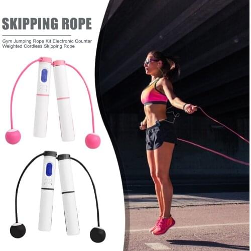 Smart Skipping Rope Counter Exercise Students Sports Competition Jump Ropes with LCD Screen Showing Outdoor Sport Equipment