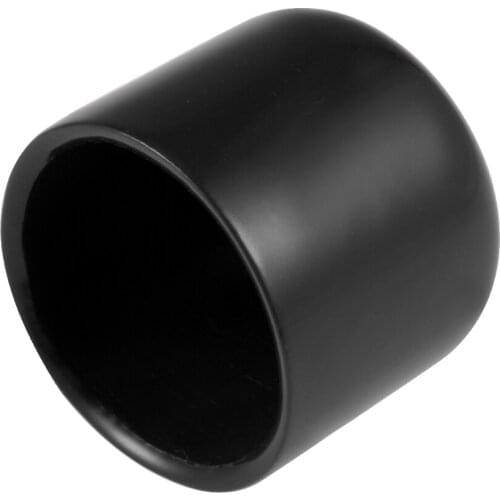 Uxcell 25Pcs Screw Thread Protectors Rubber End Cap Cover Tube Cap for Furniture Electricity Chair Feet Flexible Insulated