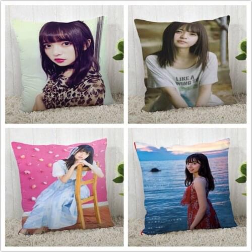 High Quality Custom Decorative Pillowcase Saito Asuka Square Zippered Pillow Cover Print Your image 20*20cm,35*35cm,40*40cm