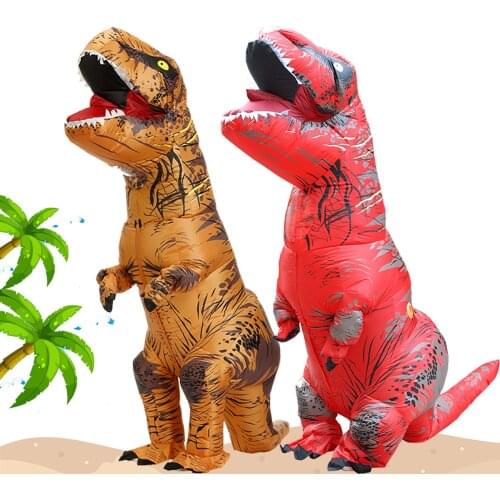 Adult Dinosaur T-Rex Inflatable Costumes Party Halloween Cosplay Costume Anime Mascot Purim Dragon Dino Disfraz
