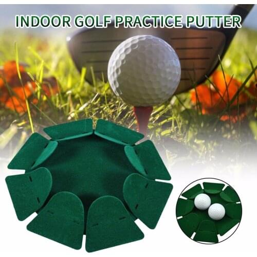 1pcs New Green All-direction Putting Cup Golf Practice Hole Training Aids Indoor Outdoor Tools Green Color Practice Hole #P2