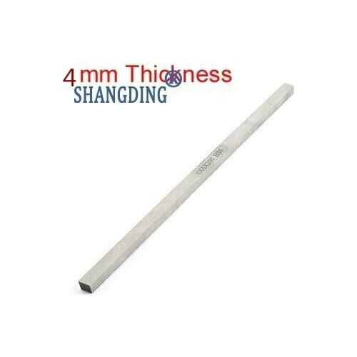 1pc Turning Parting Milling Mini Lathe HSS Tool Bit Gray4mm Thickness x6/8/10/12/14/16/18/20/25/30/35mm x200mm Length