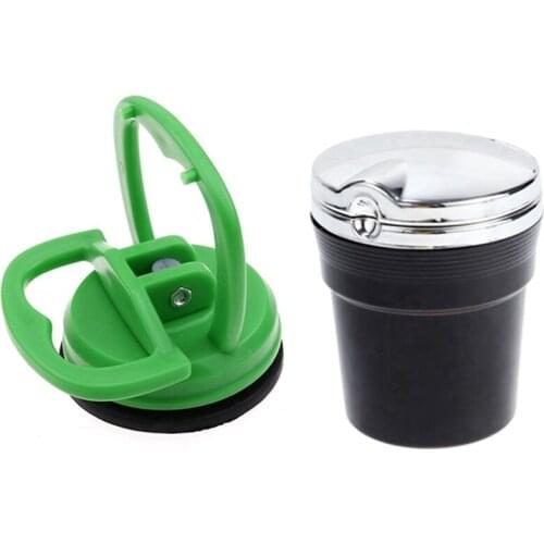2Pcs Dent Puller Bodywork Repair Panel Screen Open Tool Green & 1x Car Ashtray with Led Light Cigarette Smoke Travel