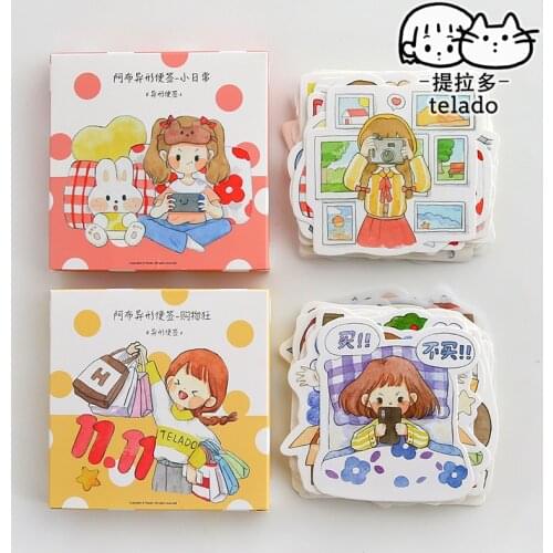 72sheets/lot Memo Pads Sticky Notes Abu large particles Paper diary Scrapbooking Stickers Office School stationery Notepad