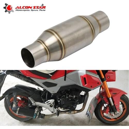 Alconstar Motorcycle Exhaust Pipe Muffler 76mm Expansion Chamber Refit AK SC Arustin Laser Customized For Dirt Bike