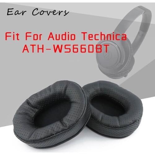 Ear Covers Earpads For Audio Technica ATH WS660BT ATH-WS660BT Headphone Replacement Earpads Ear-cushions