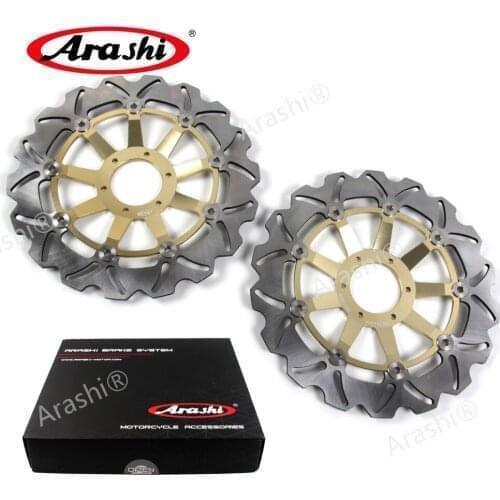 Arashi 1 Pair For HONDA GOLD WING GL1800 2001-2017 CNC Front Brake Disc Rotors GL 1800 2001 2002 2003 2004 2005 2006 2007 2008