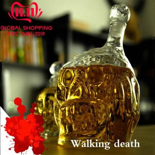Creative Walking Dead Decanter Shantou 650ML Wine Glass Wine Decanter for Wine Whiskey Beer Cocktail Bar Party Kitche Best Gift