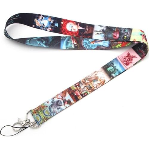 LT851 Alice in Wonderland Lanyard for Key Neck Strap lanyards id badge holder Key Chain Key Holder Hang Rope Key Accessories
